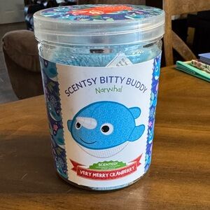 Scentsy Narwhal Bitty Buddy in Blue